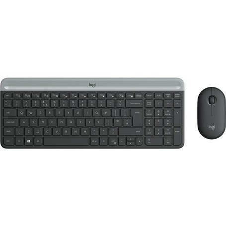Logitech MK470 clavier Souris incluse Universel RF sans fil QWERTZ Allemand Graphite