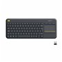 Logitech K400 Plus Tv clavier Universel RF sans fil QWERTY Italien Noir