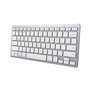 Trust 24651 clavier Universel Bluetooth QWERTY Anglais américain Argent