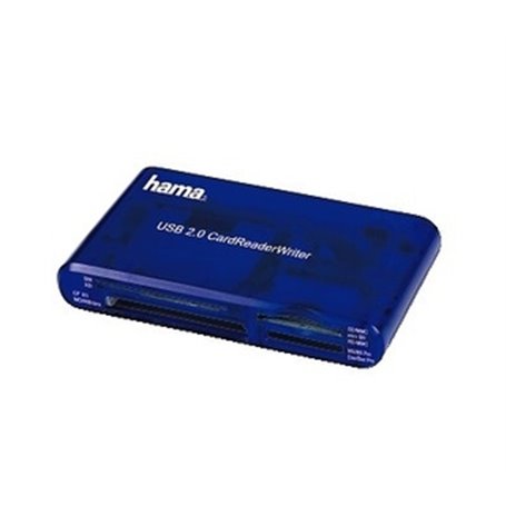 Hama USB CardReaderWriter 35in1 lecteur de carte mémoire Bleu
