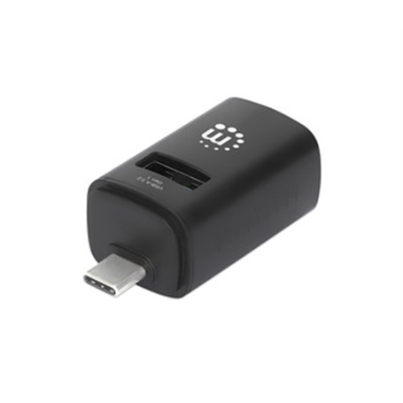 Manhattan 180993 hub & concentrateur USB 3.2 Gen 1 (3.1 Gen 1) Type-C 5000 Mbit/s Noir