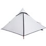 vidaXL Tente de camping 2 personnes blanc tissu occultant imperméable