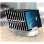 Compulocks 10PUSBDKS-UK Organiseur de station de chargement Autonome Gris, Blanc