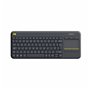 Logitech K400 Plus Tv clavier RF sans fil QWERTY Anglais Noir