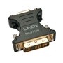 Lindy 41199 changeur de genre de câble VGA DVI-I Noir