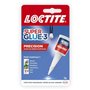 Colles cyanocrylates - LOCTITE - SUPERGLUE-3P - Précision - Bouteille 5 g