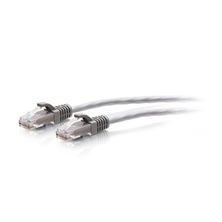 C2G Câble de raccordement Ethernet fin Cat6a non blindé (UTP) avec protection anti-accrochage de 0