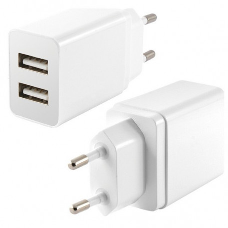 Chargeur mural KSIX 2 USB 2.4A Blanc 20,99 €