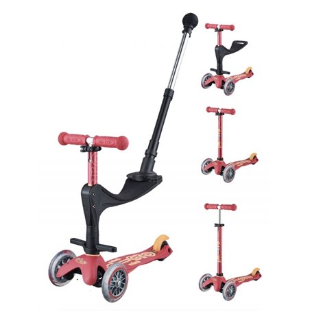 Trottinette Mini Micro 3 en 1 Deluxe Plus Rubis
