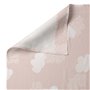 Jeu de draps HappyFriday Basic Kids Clouds Rose Lit de bébé 2 Pièces
