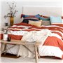 Housse de Couette HappyFriday Blanc Golden lands Multicouleur 260 x 220 cm