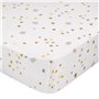 Drap housse HappyFriday Saturn Multicouleur 90 x 200 x 32 cm
