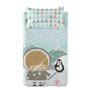 Jeu de draps HappyFriday Happynois Skymo Day Multicouleur Lit de bébé 2 Pièces