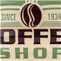 Plaque Murale Alexandra House Living Coffee Shop Fer 59 x 1 x 40 cm