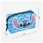 Nécessaire de Voyage Stitch Bleu Polyuréthane 17 x 10 x 7 cm