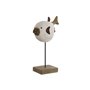 Figurine Décorative Home ESPRIT Blanc Naturel Poisson 17 x 8 x 27