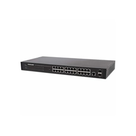 Intellinet 560917 commutateur réseau Géré Gigabit Ethernet (10/100/1000) 1U Noir