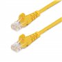 StarTech.com Câble réseau Cat5e sans crochet de 5 m - Jaune