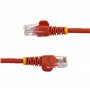 StarTech.com Câble réseau Cat5e UTP sans crochet de 3m - Cordon Ethernet RJ45 anti-accroc - M/M - Rouge