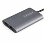 StarTech.com Adaptateur Thunderbolt 3 vers Dual DisplayPort DP 1.4 - Adaptateur Thunderbolt 3 vers Double 4K 60Hz DP ou 