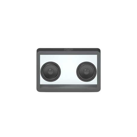 Enceinte Halterrego transparente