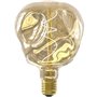 Ampoule LED E27 - CALEX - G125 NEO ORGANIC - Filament flexible - 4 W - 75 lm - 1800 K - Intensité variable - Champagne