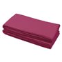 LOVELY HOME Drap Plat 100% coton 180x290 cm - 1 personne - Fuchsia