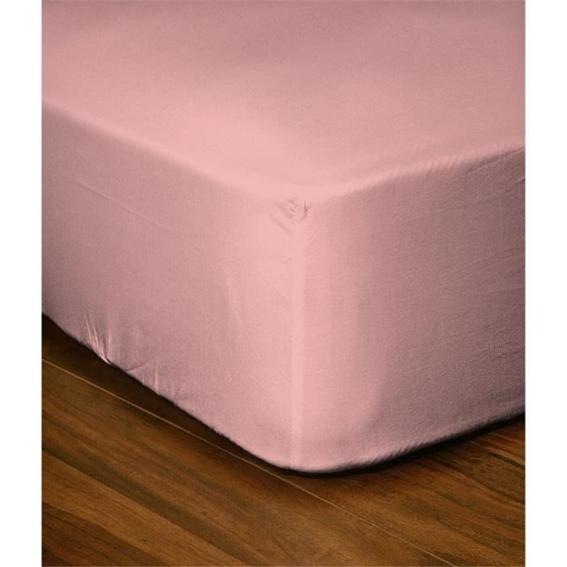 Image secondaire de Drap-housse - LOVELY HOME - LH71627 - 160x200+30 cm - Rose