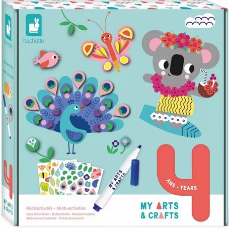 coffret creatif mosaique et gommettes 4 ans