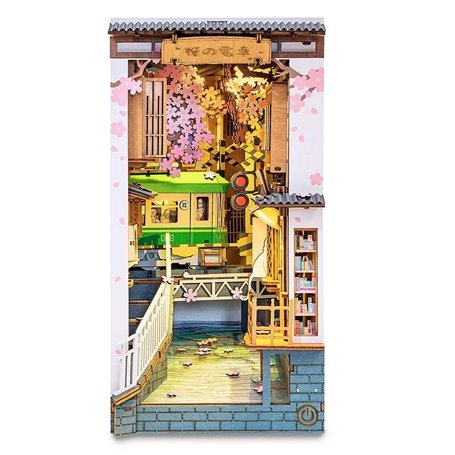 Serre livre en bois Sakura Densya