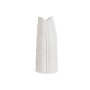 Vase Home ESPRIT Blanc Grès Tropical Feuille d'une plante 21 x 10 x 50 cm