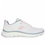 Chaussures de sport pour femme Skechers Flex Appeal 5.0 Blanc Rose