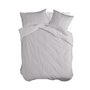 Housse de Couette HappyFriday Basic Gris 200 x 200 cm