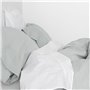 Housse de Couette HappyFriday Basic Gris 200 x 200 cm