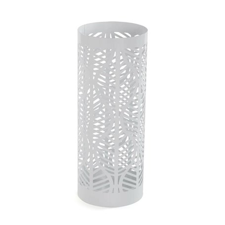 porte-parapluie Versa Volets Blanc Métal Fer 19 x 49 x 19 cm