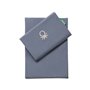 Parure de couette Benetton TEVERE Bleu foncé 150 x 240 cm 2 Pièces