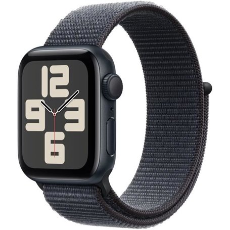 Apple Watch SE GPS - 40mm - Boîtier Midnight Aluminium - Bracelet Ink Sport Loop
