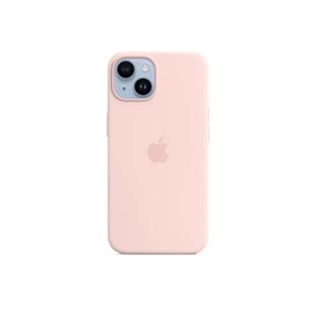 Apple Coque en silicone avec MagSafe pour iPhone 14 - Rose craie