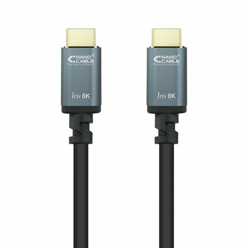Image secondaire de Nanocable 10.15.8002 câble HDMI 2 m HDMI Type A (Standard) Noir