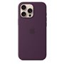 APPLE iPhone 16 Pro Max - Coque en silicone avec MagSafe - Plum