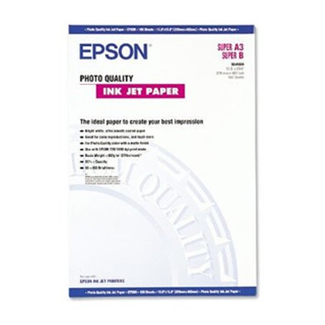 Epson Pap Couché Qual Photo A3+ (100f./102g)