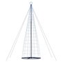 vidaXL Arbre de Noël lumineux conique 1534 LED bleu 503 cm