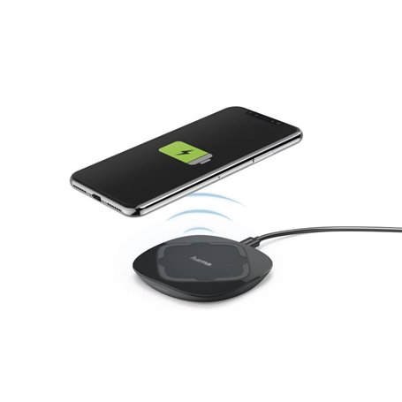 Hama QI - UFC 10 Smartphone Noir USB Recharge sans fil Intérieure