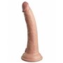 Gode réaliste Pipedream - King Cock Silicone Naturel