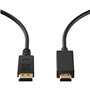 Ewent EC1432 câble vidéo et adaptateur 3 m DisplayPort HDMI Type A (Standard) Noir