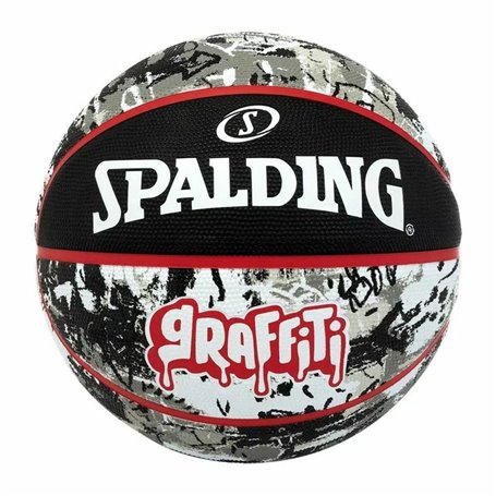 Ballon de basket Spalding Black Red Graffiti Multicouleur 7