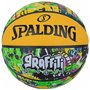 Ballon de basket Spalding Graffiti Jaune Caoutchouc (Taille 7)