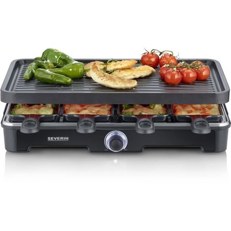 Appareil a raclette - SEVERIN - RG9670 - 8 personnes - Grande plaque de cuisson antiadhésive  41