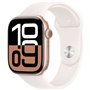 Apple Watch Series 10 GPS + Cellular - 46mm - Boîtier Rose Gold Aluminium - Bracelet Light Blush Sport Band - M/L