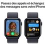 Apple Watch SE GPS + Cellular - 44mm - Boîtier Midnight Aluminium - Bracelet Ink Sport Loop